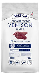 Baltic Adult Trockenfutter Wildfleisch mit Reis für mittelgroße Hunde Hypoallergen und Glutenfrei 12kg – Bild 1 von 1