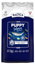 Baltic Excellent Puppy M/L Hypoallergenes Trockenfutter mit Lachs für Welpen mittelgroßer und großer Rassen 9kg – Bild 1 von 1