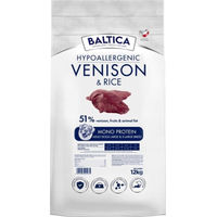 Produktbild von Baltic Hypoallergenes Hundefutter Hirsch mit Reis für große Rassen Adult Getreidefrei 12 kg