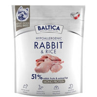 Produktbild von Baltic Nutraceutic Hypoallergenes Hundefutter Adult mit Kaninchen und Reis glutenfrei 1kg