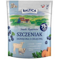 Produktbild von Baltic Smaki regionów Junior Trockenfutter für Hunde Lamm mit Kalb 1kg