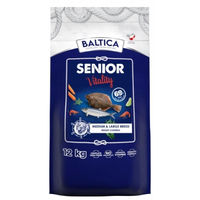 Produktbild von BALTICA Excellent Senior Vitality Hundefutter mit Hering für mittelgroße und große Hunderassen, hypoallergen und glutenfrei, 12kg