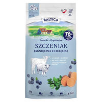 Produktbild von Baltica Smaki regionów Junior Trockenfutter für Welpen Lamm mit Kalb getreidefrei und hypoallergen 3kg