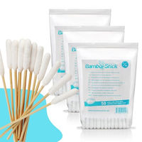 Produktbild von Bamboostick Ohrreiniger aus Bambus für Haustiere 50 Stück