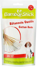 Produktbild von BAMBOOSTICK S/M Watte-Ohrreiniger aus Bambus für Hunde und Katzen