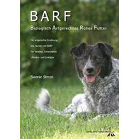 Produktbild von BARF Biologisch Artgerechtes Rohes Futter Buch von Verlag Drei Hunde Nacht als Ratgeber für Hunde mit Ernährungsplänen und Tipps für alle Altersstufen und Größen - 80 Stk.