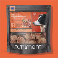 Produktbild von BARF-In-One Nuggets Kraftprotz Hundefutter mit Huhn Rind und Lamm 750 g