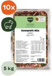 BARFER'S BARF Komplett-Mix Lamm für adulte Hunde 10x500 g – Bild 1 von 2