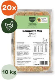 BARFER'S Komplett-Mix Geflügel für Hunde Adult 20x500 g – Bild 1 von 1