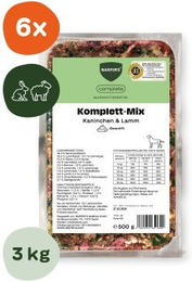 BARFER'S Komplett-Mix Kaninchen und Lamm für Kaninchen 6x500 g – Bild 1 von 1