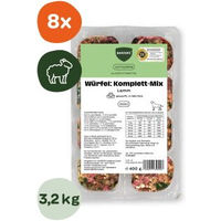 Produktbild von BARFER'S Würfel Komplett-Mix Lamm für Hunde