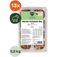 Produktbild von BARFER'S Würfel Komplett-Mix Lamm für erwachsene Hunde 13x400 g