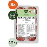 Produktbild von BARFER'S Würfel Komplett-Mix Pferd Adult 8x400 g