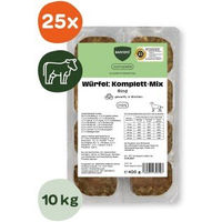 Produktbild von BARFER'S Würfel Komplett-Mix Rind für Hunde Adult 25x400 g