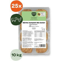 Produktbild von BARFER'S Würfel Komplett-Mix Senior Hund Rind & Huhn getreidefrei und glutenfrei 25x400 g