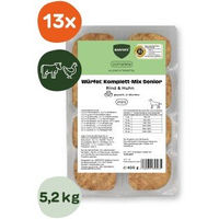 Produktbild von BARFER'S Würfel Komplett-Mix Senior Rind und Huhn getreidefrei 13x400 g