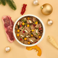 Produktbild von Barfgold Festtags-Lamm-Menü mit Leber gewolft hypoallergen für gesunde Verdauung 1000 g Beutel