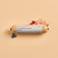 Produktbild von Barfgold Goldröllchen Huhn Belohnungssnack mit hohem Fleischanteil ohne Farb- und Aromastoffe 150 g