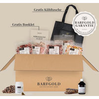 Produktbild von Barfgold Gourmet Starterpaket für Hunde mit Hirsch, Ente und Ziege ohne Konservierungsstoffe sowie Farb- und Aromastoffe 4000g