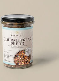 Barfgold Gourmetglas Pferdefutter hypoallergen ohne Konservierungsstoffe 6 x 400 g – Bild 1 von 1