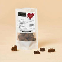Produktbild von Barfgold Herzchen-Happen Rind getrocknetes Hundesnack mit hohem Fleischanteil 100g