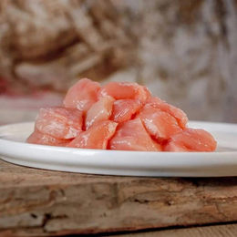 Produktbild von Barfgold Hühnermuskelfleisch mager Sensitive Light für Katzen 1000 g Beutel