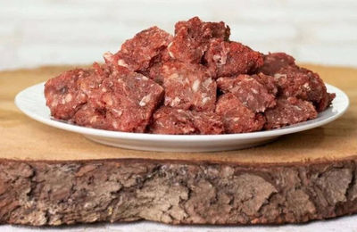 Produktbild von Barfgold Katzen Komplett-Menü Rind gewolft mit hohem Fleischanteil 500 g Beutel - 500 g