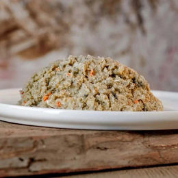 Produktbild von Barfgold Lachs-Komplett-Menü gewolft ohne Farb- und Aromastoffe sowie Konservierungsstoffe 1000 g - 1 kg