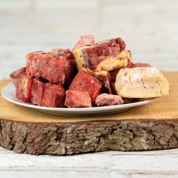 Produktbild von Barfgold Monoprotein Hundefutter Pferd für mittelgroße bis große Hunde 1000 g Beutel