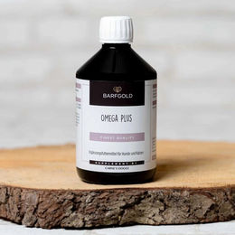 Produktbild von Barfgold Omega Plus Lachs Öl zur Unterstützung von Haut, Fell und Immunsystem für alle Altersstufen 500 ml - 500 ml