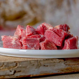 Produktbild von Barfgold Rindermuskelfleisch durchwachsen Monoprotein getreidefrei glutenfrei 1000 g