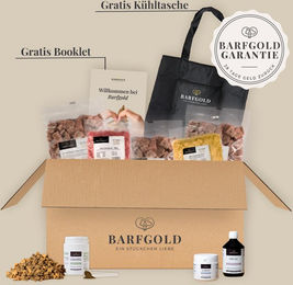 Barfgold Starterpaket Senior Nahrungsergänzung mit Grünlippmuschel und Algen zur Unterstützung von Gelenken, Haut, Fell und Immunsystem – Bild 1 von 1