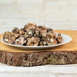 Produktbild von Barfgold Ziegenpansen grün gewolft 500 g Beutel - 500 g