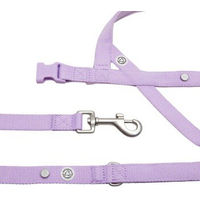 Produktbild von Barkalot Hundegeschirr-Spazierset aus Polyester in Lila Größe L