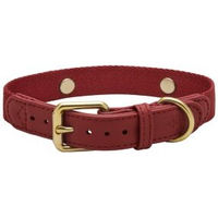 Produktbild von Barkalot Hundehalsband aus Kunstleder in Rot XL