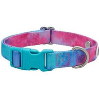 Produktbild von Barkalot Hundehalsband aus recyceltem Polyester in Türkis Größe S