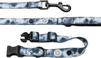 Barkalot Hundehalsband-Auslaufset aus Polyester in Grau und Bunt Größe L – Bild 1 von 3