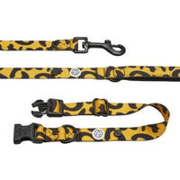 Produktbild von Barkalot Hundehalsband-Auslaufset mit Führleine aus Polyester in Orange Schwarz Größe L