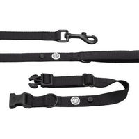 Produktbild von Barkalot Hundehalsband-Auslaufset mit Führleine aus Polyester in Schwarz Größe L