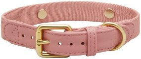 Barkalot Hundehalsband für Welpen aus Kunstleder in Rosa Größe XS – Bild 1 von 3