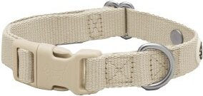 Barkalot Hundehalsband für Welpen aus recyceltem Polyester Beige Größe M – Bild 1 von 3