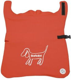 Barkalot Hunderegenmantel aus Upcycled-Polyester wasserdicht rot Größe S – Bild 1 von 3