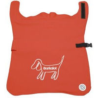 Produktbild von Barkalot Hunderegenmantel aus Upcycled-Polyester wasserdicht rot Größe S