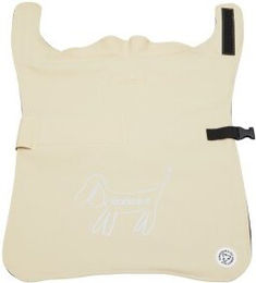 Produktbild von Barkalot Hunderegenmantel aus Upcycled-Stoff wasserdicht Beige Größe S