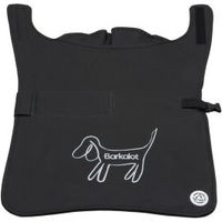 Produktbild von Barkalot Hunderegenmantel aus Upcycled-Stoff wasserdicht Schwarz Größe M