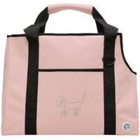 Produktbild von Barkalot Hundetransporter Transportbox für kleine Rassen und Welpen aus Biothane in Rosa waterproof