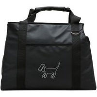 Produktbild von Barkalot Hundetransporter Transportbox für kleine Rassen und Welpen schwarz silber waterproof aus PVC