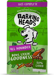 Barking Heads All Hounder Chop Lickin' Lamb Hundefutter Adult Lamm 2 kg ohne Farb- und Aromastoffe sowie Konservierungsstoffe – Bild 1 von 1
