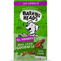 Produktbild von Barking Heads All Hounder Chop Lickin' Lamb Hundefutter Adult Lamm 2 kg ohne Farb- und Aromastoffe sowie Konservierungsstoffe