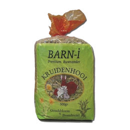 Produktbild von Barn-i Kräuterheu Hagebutte und Pfefferminze für Kaninchen und Hamster 6 x 500 g